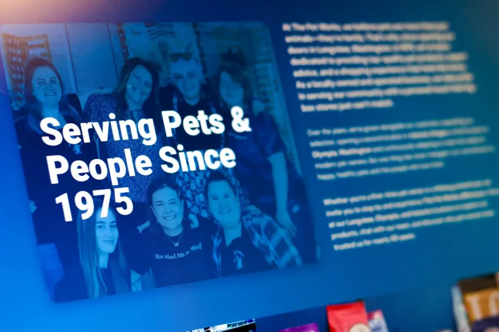 The Pet Works website, designed by Graticle