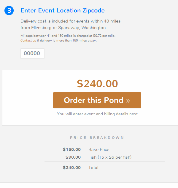 Step 03 - Enter Event Location Zipcode - JADF
