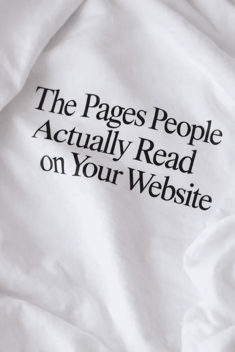 The Pages People Actually Read on Your Website